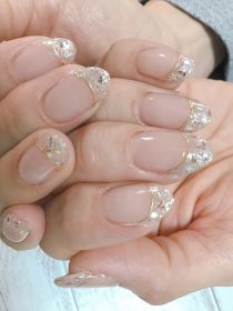 		ジェル。ガラスフレンチ。